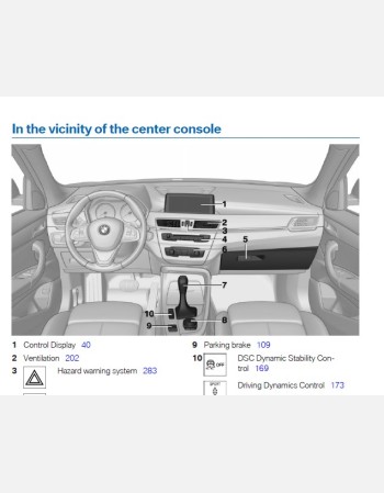 bmw x1 2019 owners manual